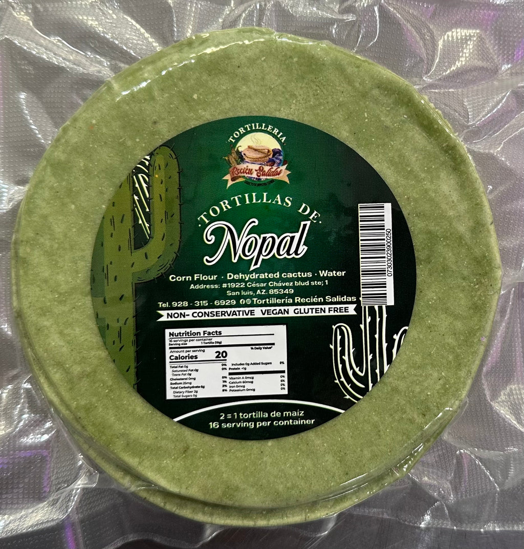 Tortillas de Nopal Saludables -
16 Piezas Bajas en Carbohidratos son tu mejor opción 🔥🌵