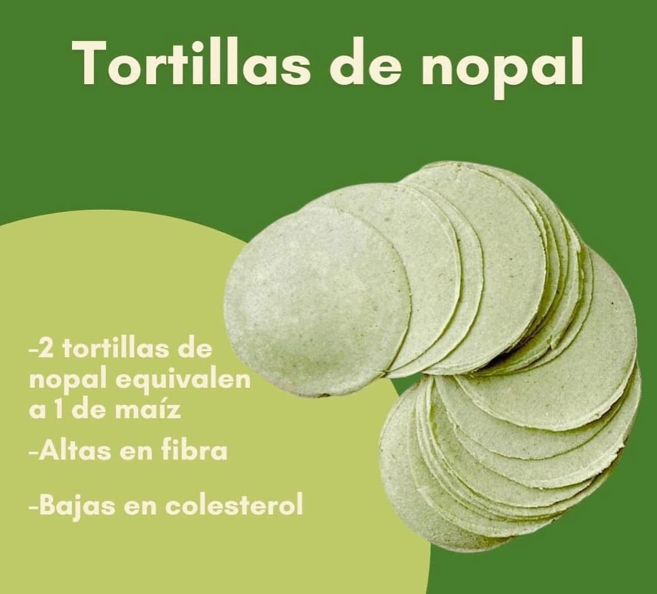 Tortillas de Nopal Saludables -
16 Piezas Bajas en Carbohidratos son tu mejor opción 🔥🌵